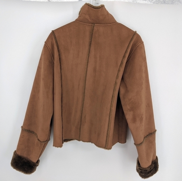 Vtg KC Collection Women's Jacket Faux Fur - Picture 2 of 13